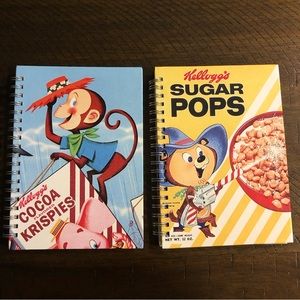 2005 Kelloggs Cereal Notebooks